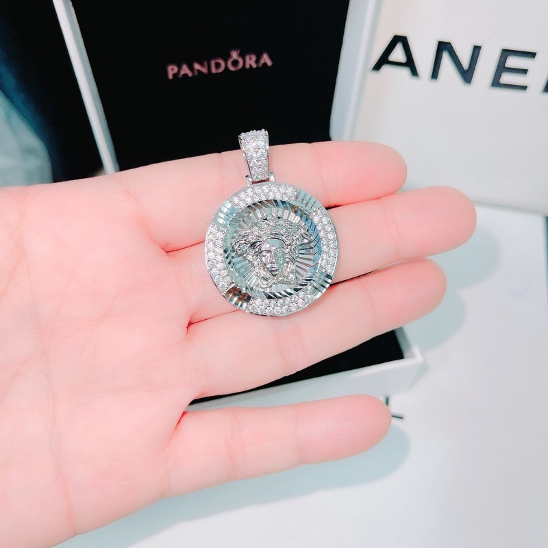 Mặt dây chuyền mặt vercas mạ bạch kim