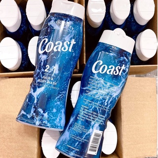 Sữa tắm gội 2 in 1 coast 532ml hàng mỹ