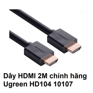 Cáp HDMI dài 2M cao cấp hỗ trợ Ethernet + 4k 2k HDMI chính hãng Ugreen 10107