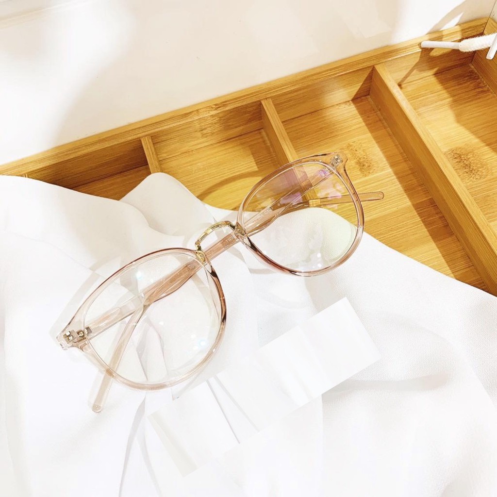 GỌNG KÍNH CHẤT LIỆU DẺO HÀN QUỐC - DÁNG TRÒN GIẢ CẬN 0 ĐỘ