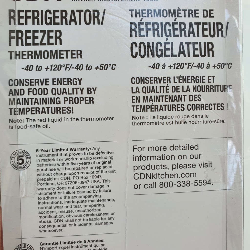 Nhiệt kế CDN bảo quản tủ lạnh tủ đông