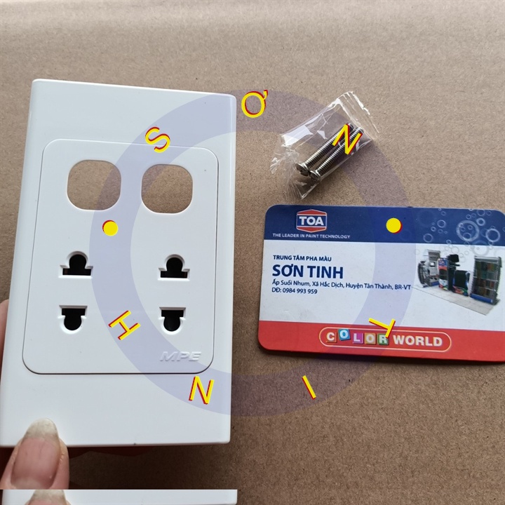 Ổ Cắm Âm Tường Đôi Ba 2 Chấu MPE  A20US2XXN A20US2N A20US2XXN A20US3N A201VXN