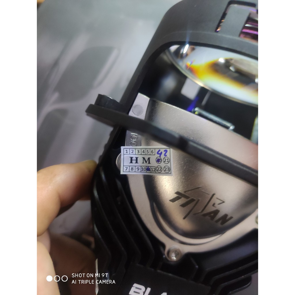 Bi Cầu Titan Black Chính Hãng GTR - Ánh sáng hủy diệt Full phụ kiện