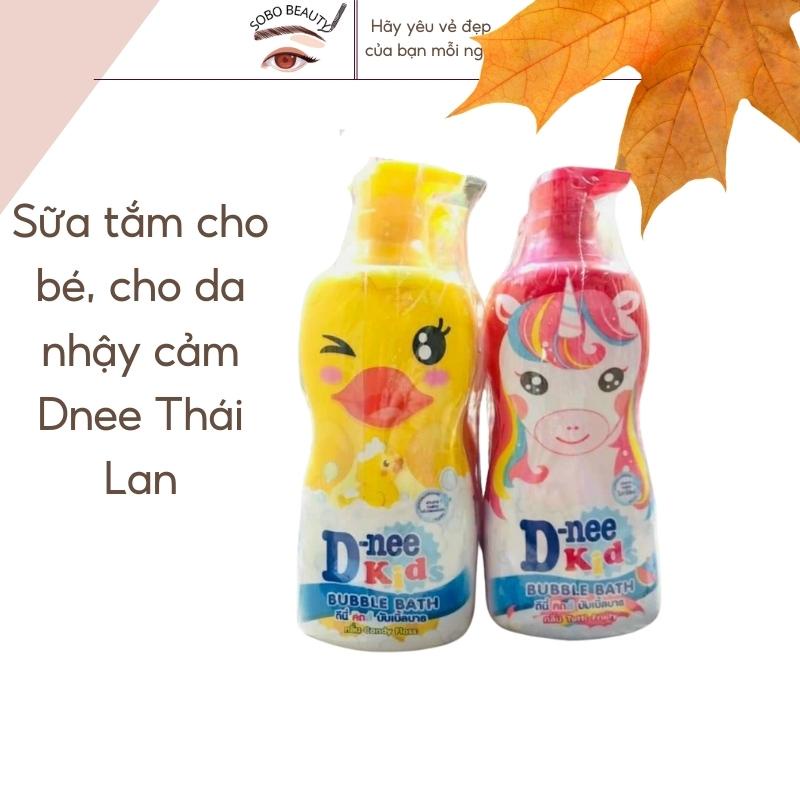 Sữa tắm gội cho bé Thái Lan thơm lâu tắm cho bé sơ sinh cũng được thương hiệu Dnee kids