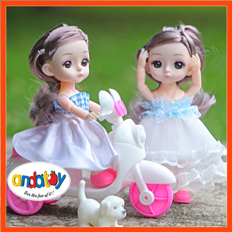 Búp bê barbie 17cm set búp bê công chúa xinh xắn nhiều mẫu đa dạng đồ chơi cho bé gái ANDATOY AD1033