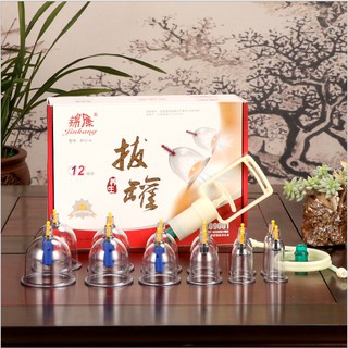 Bộ Giác Hơi Hút Chân Không 12 chén JinKang
