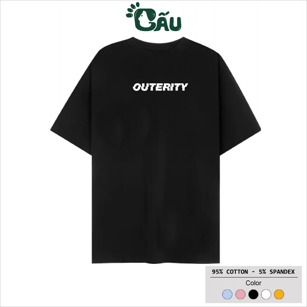 Áo thun tay lỡ Gấu 194 Unisex from rộng phong cách Local Brand Ulzzang vải coton cao cấp dày dặn, co dãn - OUTERITY | BigBuy360 - bigbuy360.vn