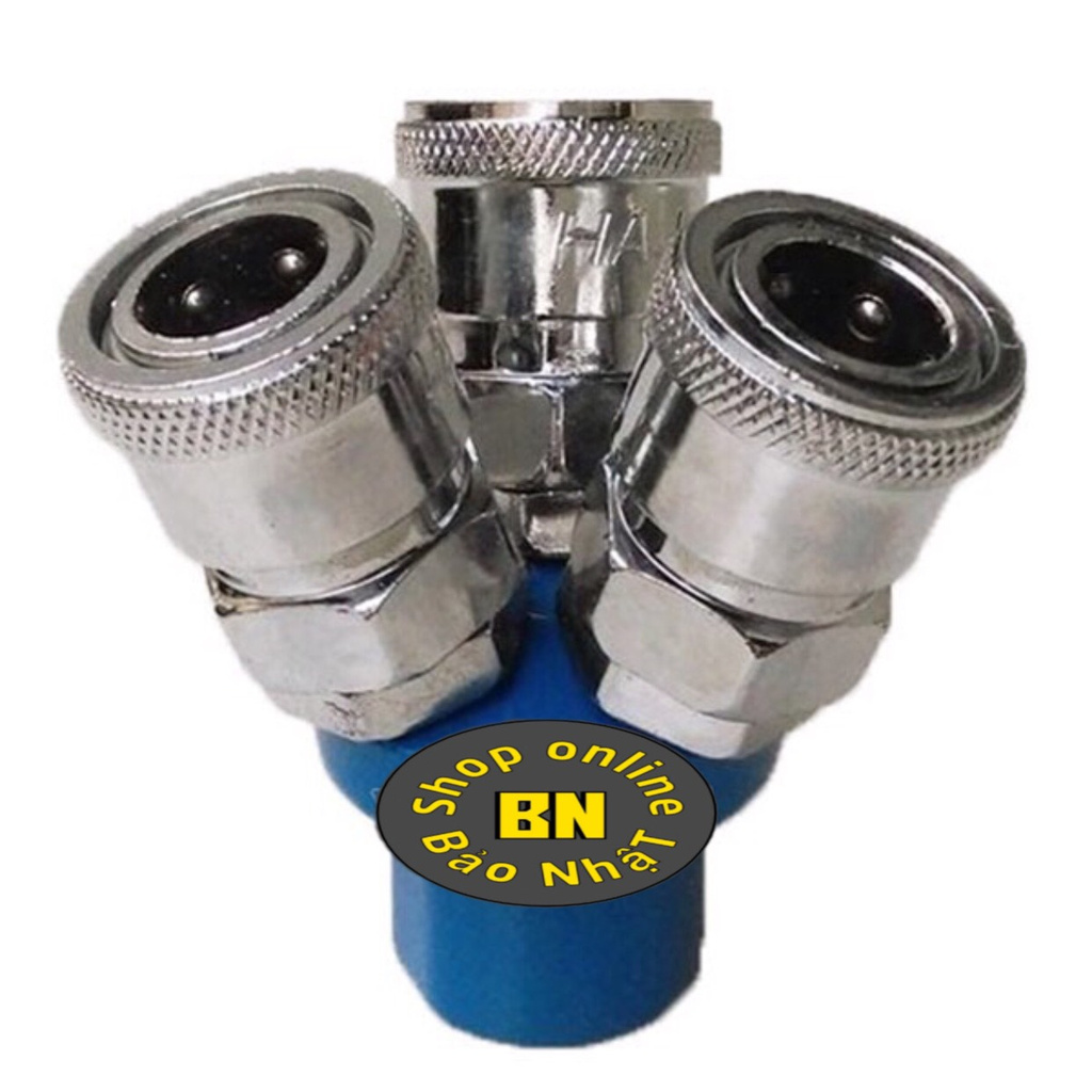 Chạc 3 đầu chia hơi máy nén khí -SHINSTORE