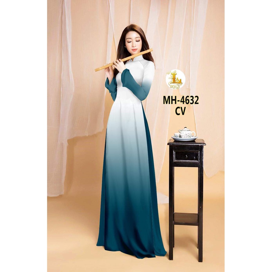 Vải áo dài loang màu , chất lụa ruby bóng nhẹ, sang trọng, mềm, mượt, mịn, mát, co giãn nhẹ bề ngang.