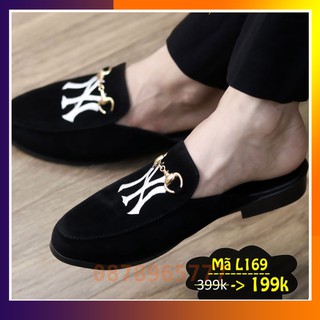 Giày Sục Nam Đẹp Giá Rẻ Chất Liệu Nỉ Nhung Mã l169