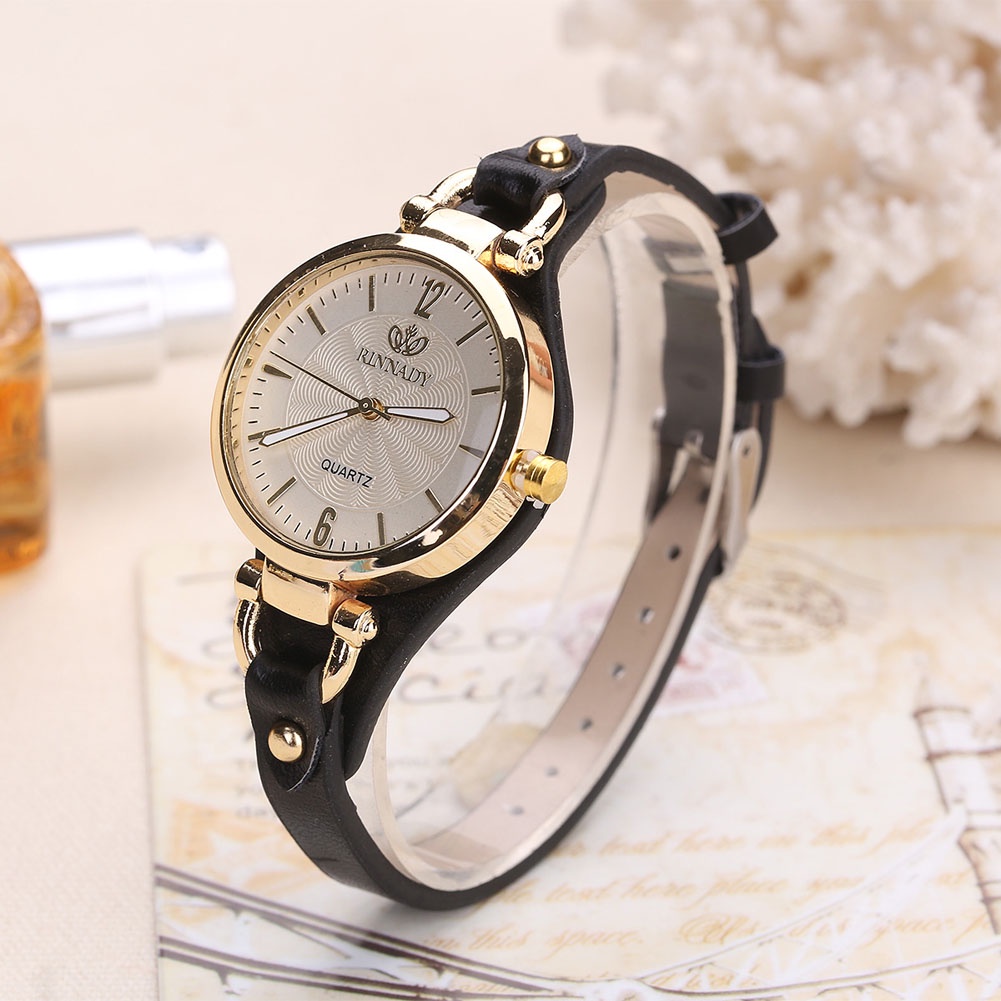 Đồng Hồ Đeo Tay Máy Quartz Mặt Vuông Nhỏ Thời Trang Cho Nữ