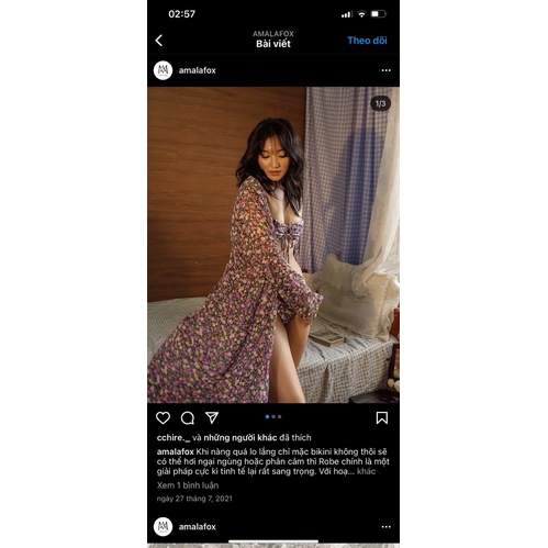 Thanh lý/pass set 4 món bikini amalafox amala fox