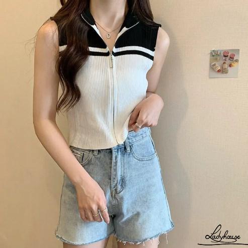 Áo Tank Top Hai Dây Màu Trắng / Đen Thời Trang Mùa Hè Cho Nữ