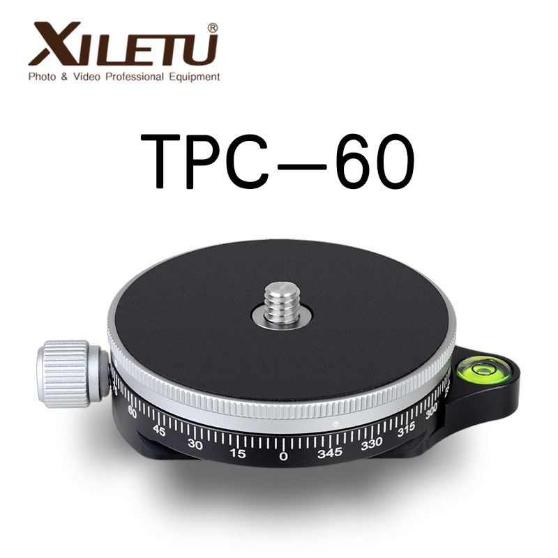 XILETU TPC-60 Tripod Head ACRA SWISS Panoramic  Tripod Head Video 360 Camera MiNi Tripod Head  For Camera DSLR Alluminum