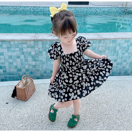 Đầm Hoa Xinh Xắn Dành Cho Bé Gái