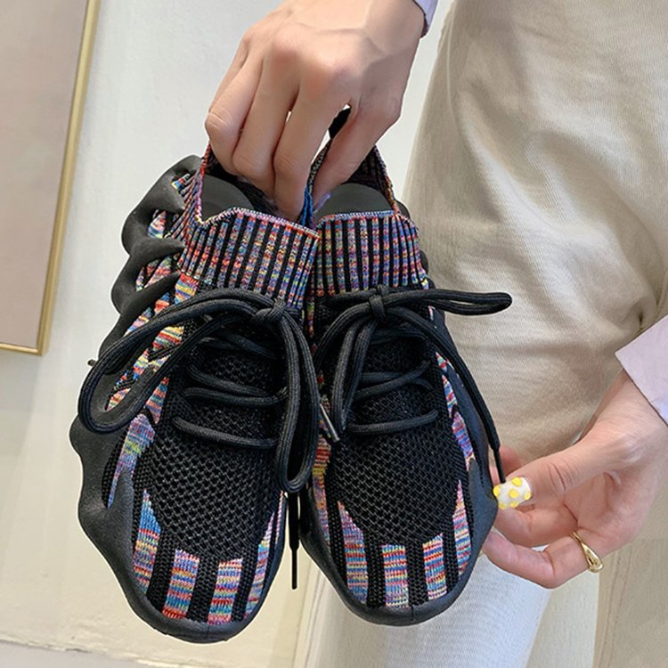 Giày thể thao IELGY thoáng khí thời trang phong cách dễ phối đồ cho nữ