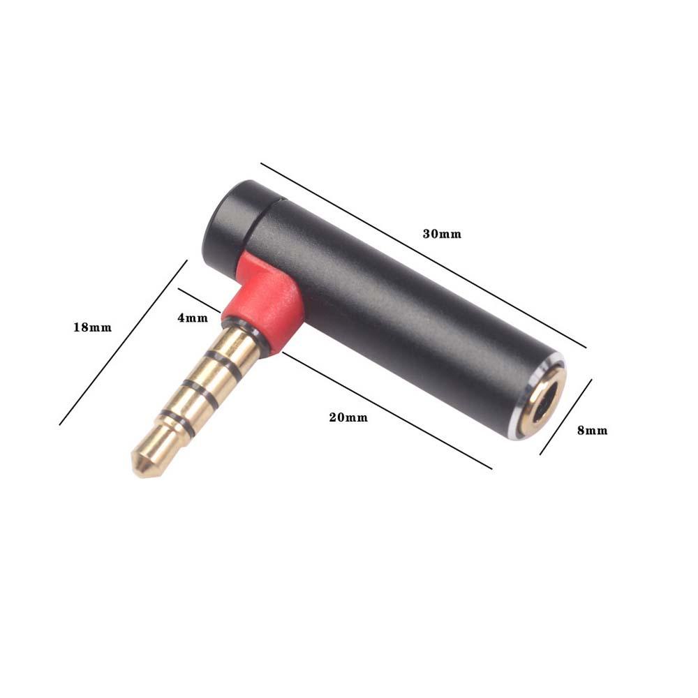 Cáp Chuyển Đổi Âm Thanh Hình Chữ L Đầu Đực Sang Đầu Cái 3.5MM