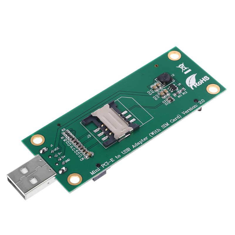 NIKI Mini PCI-e Wireless WWAN to USB Adapter Card With Slot SIM Card for HUAWEI ZTE