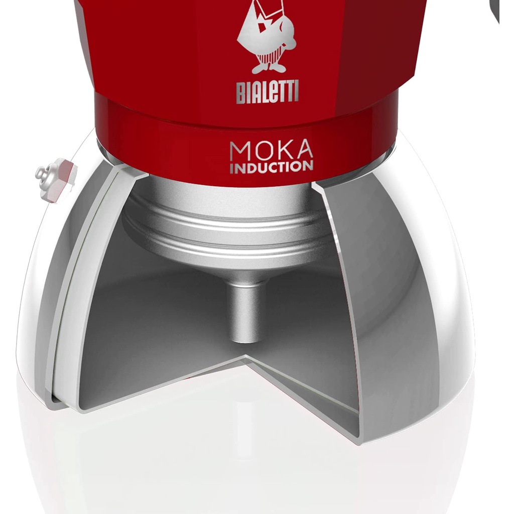 Ấm pha cà phê Bialetti Moka Induction Express 4 cốc [nhập Đức chính hãng]