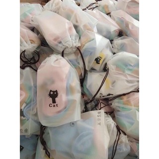 [shopee trợ giá] sét 10 đôi tất mèo cổ ngắn cho nữ