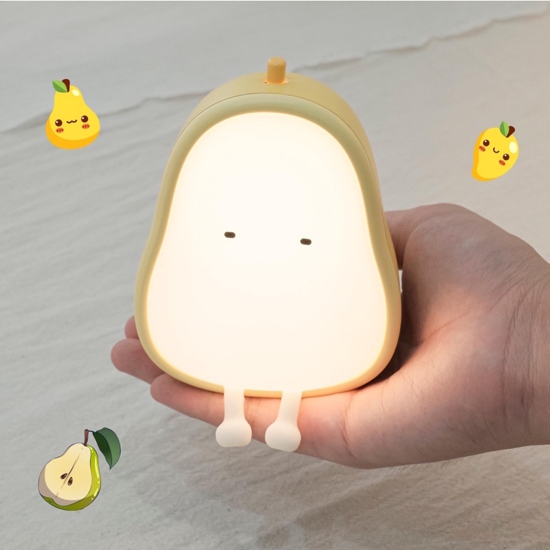 Đèn ngủ quả lê Nashi dễ thương thích hợp làm quà tặng cho bé