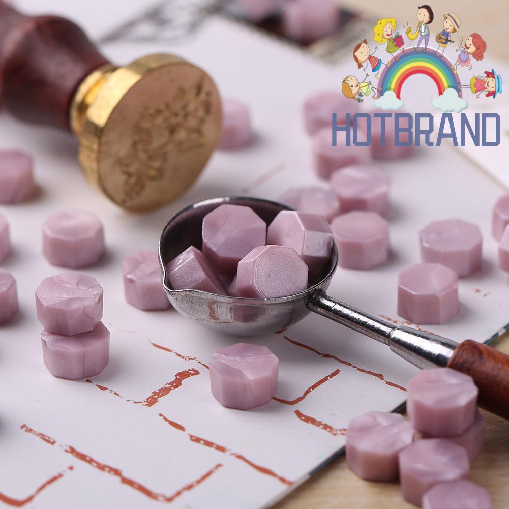 Bộ 100 hạt sáp dán niêm phong bì thư phong cách cổ điển