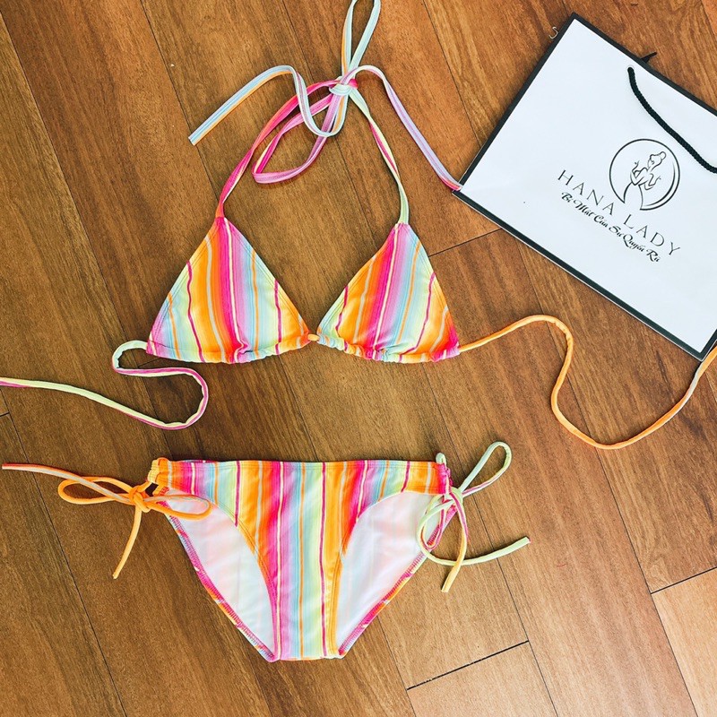 Bikini 2 mảnh sexy cao cấp 7 sắc cầu vồng siêu sang chảnh | BigBuy360 - bigbuy360.vn