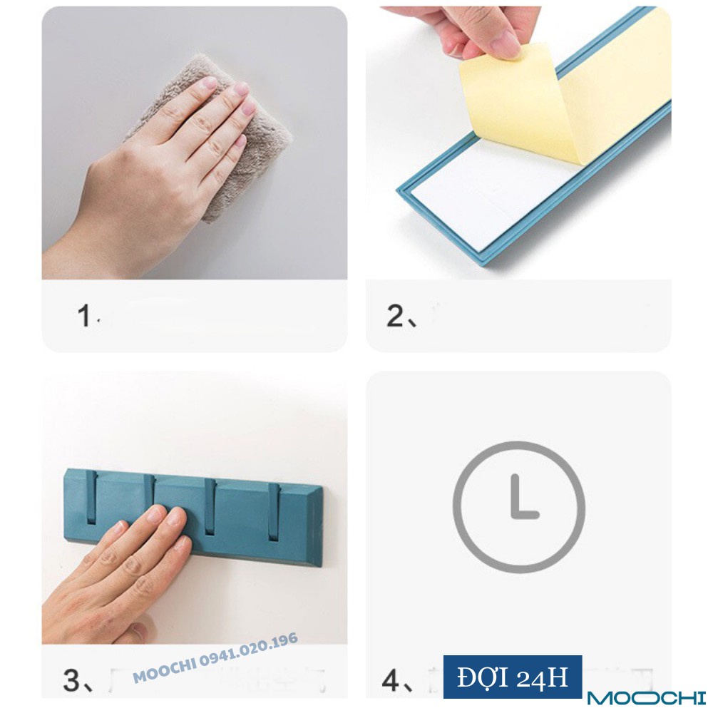 Móc Treo Đồ Dán Tường Đa Năng Tiện Lợi