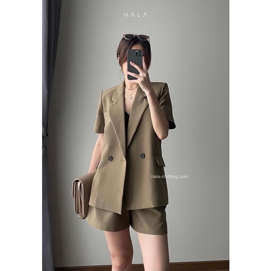 HALA SHORT SLEEVE BLAZER - Áo blazer ngắn tay | BigBuy360 - bigbuy360.vn
