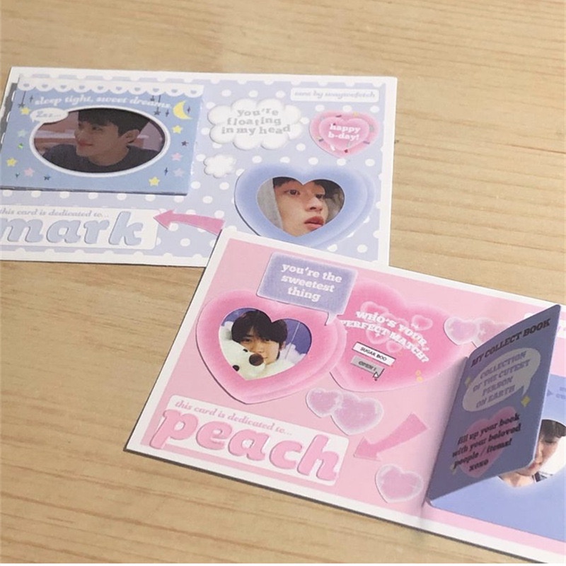 Sticker khung đáng yêu làm khung ảnh idol Kpop, nhân vật anime, hoạt hình