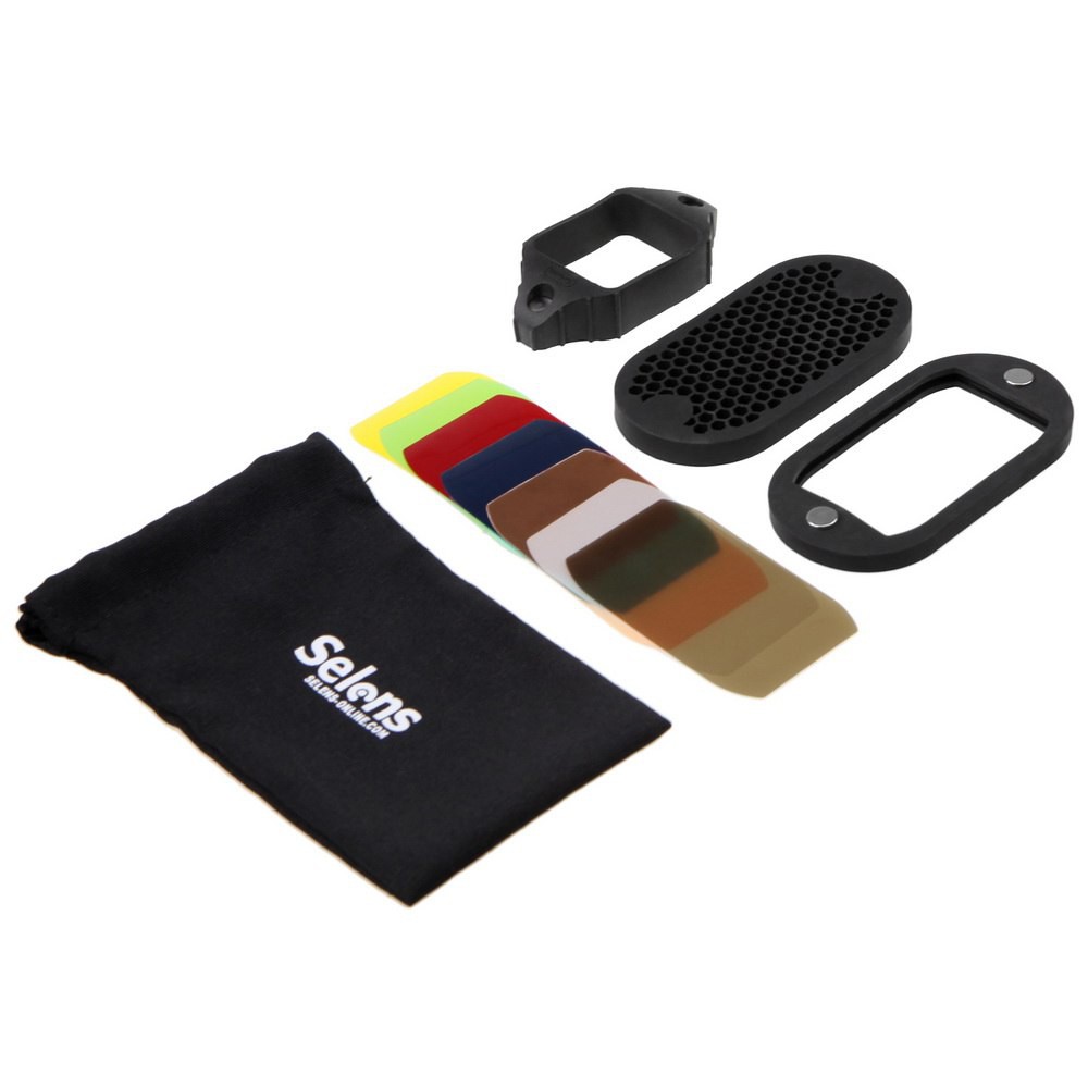 BỘ TẢN SÁNG ĐÈN FLASH SELENS HONEYCOMB GRID SPOT FILTER SET
