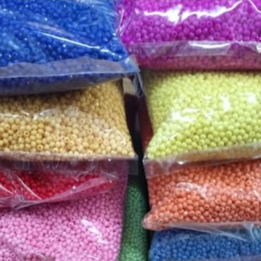 5-10-25gam hạt nhựa góc cạnh bánh cam 4mm màu đục