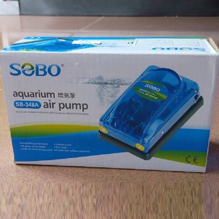 Máy sủi oxy mini 2 vòi SOBO SB-348A ( tặng 2 dây quả sủi)