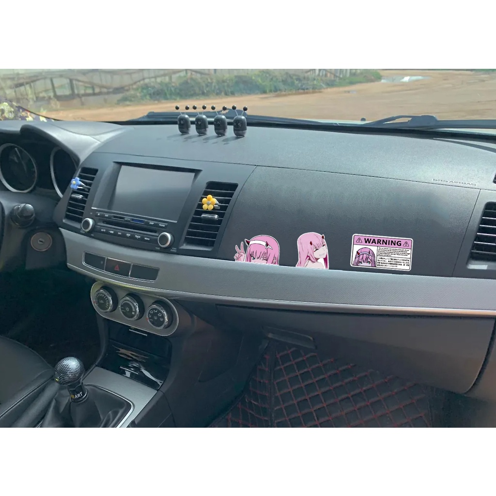 1 Bộ JDM Sticker phản quang Xe máy Decal dán trang trí Đề can phong cách Janpanese