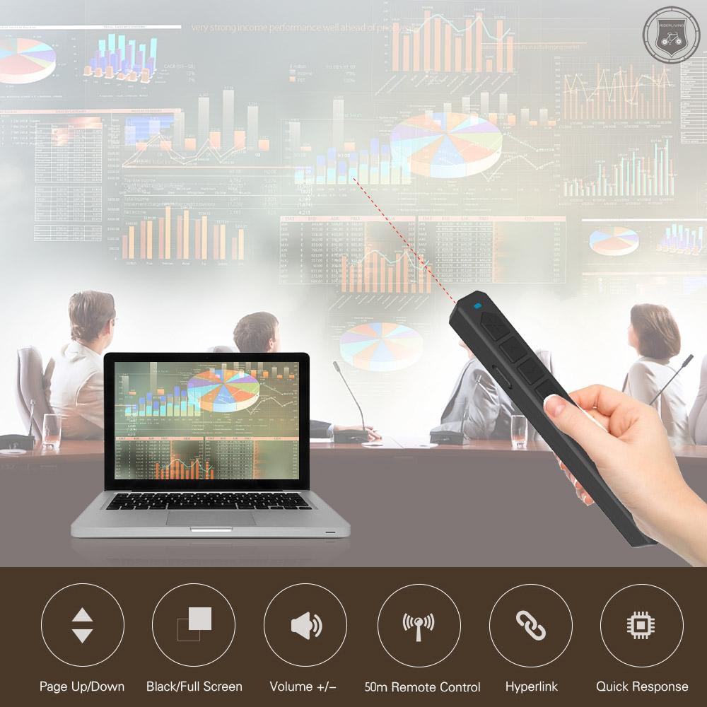 Bút Thuyết Trình Không Dây Noomya M100 Điều Khiển Từ Xa Cổng USB 2.4ghz 50m Dành Cho Hệ Điều Hành Windows MAC | BigBuy360 - bigbuy360.vn