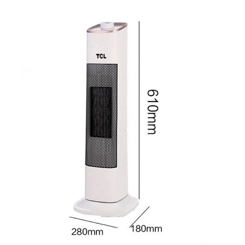 Quạt sưởi, máy sưởi dạng đứng TCL 3 cấp độ