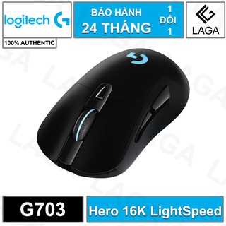 Chuột Gaming Không Dây Logitech G703 Hero 16K LightSpeed Wireless