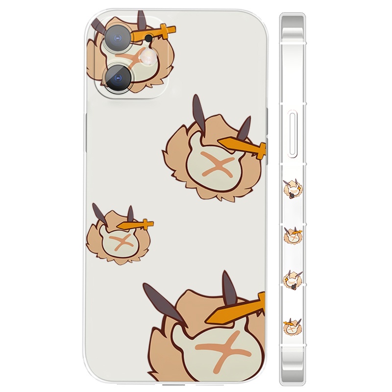 Hilichurl phone case Genshin Impact new Khaenri'ah transparent game cartoon anime cute monster Iphone Tcho-Tcho anime culture quadratic element protective case