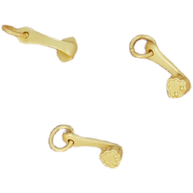 Phụ Kiện Trang Sức DIY Hình Đồng Xu Năm Cánh Màu Sắc Cát Vàng