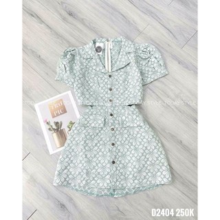 Đầm gấm xốp cut out eo