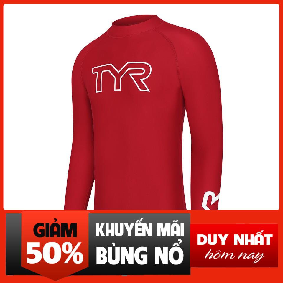 Áo bơi tay dài chống nắng TYR Long Sleeve Rashguard new