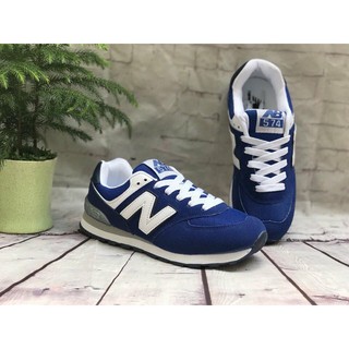 🎁tặng kèm vớ 🎁 giày thể thao new balance 574 nữ màu xanh dương.