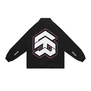5THEWAY /oval/ COACH JACKET - BLACK