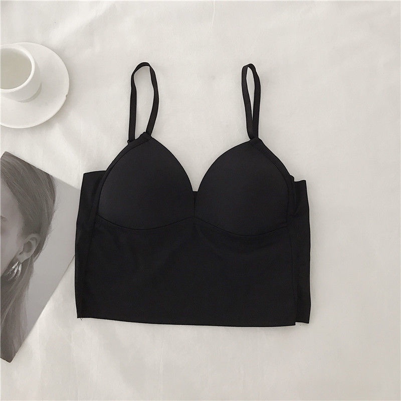 Áo Ống Bằng Lụa Mát Thiết Kế Dây Đan Lưng Thời Trang Mùa Hè Cho Nữ