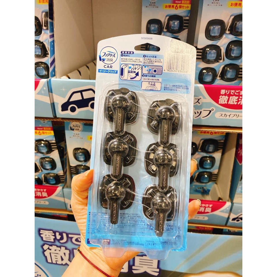 Nước hoa xe hơi Febreze car Nhật Bản