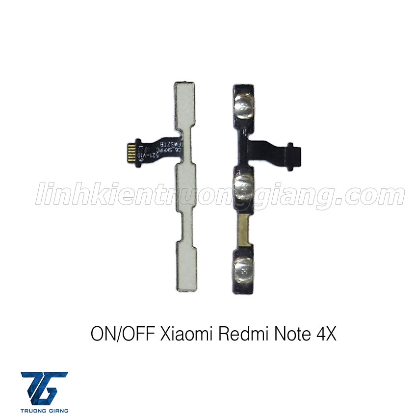 BỘ 5 DÂY ON/OFF + VOLUME XIAOMI REDMI NOTE 4X