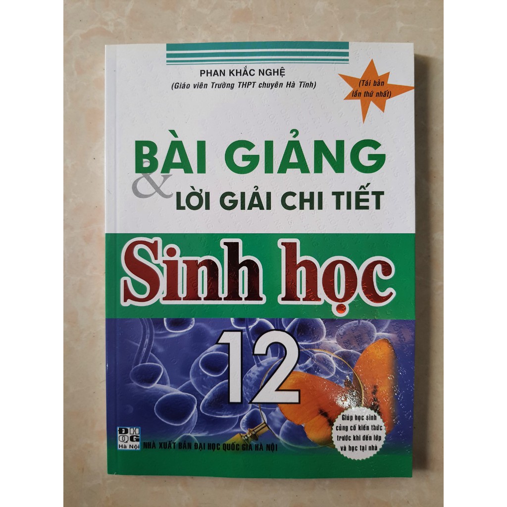 Sách - Bài giảng và lời giải chi tiết Sinh Học 12