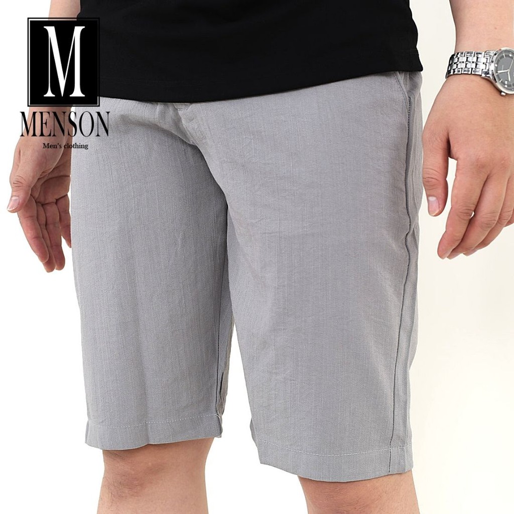 ⭐HÀNG CAO CẤP⭐Quần Short Đũi Nam Cao Cấp Mềm Mịn - Quần Sooc Ngố Đũi Nam Gài Nút Chất Mát - MENSON M509 | BigBuy360 - bigbuy360.vn