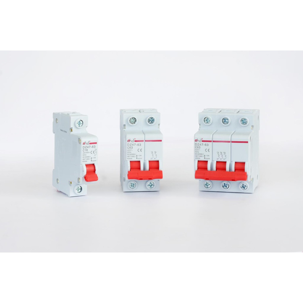 Thiết bị tự động ngắt mạch điện MCB MHD DZ47-63