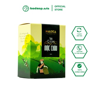 Trà OLong Cao Cấp Mộc Châu Maloca 100Gr (Hộp giấy) - FoodMap